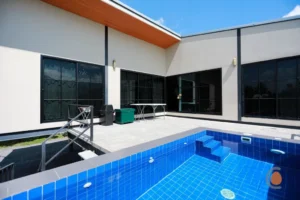 1. ชะอม พูลวิลล่า บ้านเทา 1 (CITY-1199) เริ่มต้นเพียง 4,900 ฿